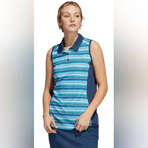 Adidas Sleeveless Golf Athletic Activewear Tank Top Ladies Sz Large